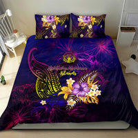 Northern Mariana Islands Bedding Set Whale Hibiscus Polynesian DT02 - Polynesian Pride