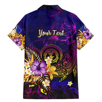 Northern Mariana Islands Family Matching Mermaid Dress and Hawaiian Shirt Whale Hibiscus Polynesian