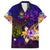 Northern Mariana Islands Family Matching Off Shoulder Short Dress and Hawaiian Shirt Whale Hibiscus Polynesian