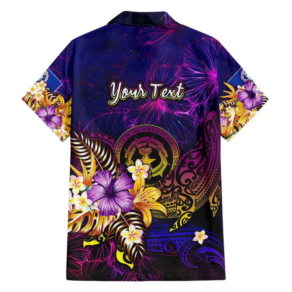 Northern Mariana Islands Family Matching Off Shoulder Short Dress and Hawaiian Shirt Whale Hibiscus Polynesian