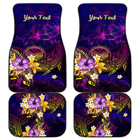 Marshall Islands Car Mats Whale Hibiscus Polynesian DT02 - Polynesian Pride