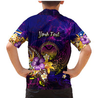 Marshall Islands Family Matching Mermaid Dress and Hawaiian Shirt Whale Hibiscus Polynesian DT02 - Polynesian Pride