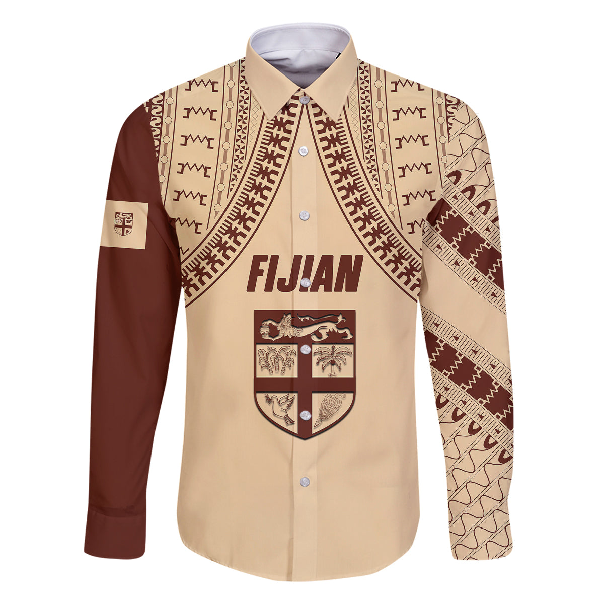 fiji-bula-family-matching-long-sleeve-bodycon-dress-and-hawaiian-shirt-tapa-pattern-design