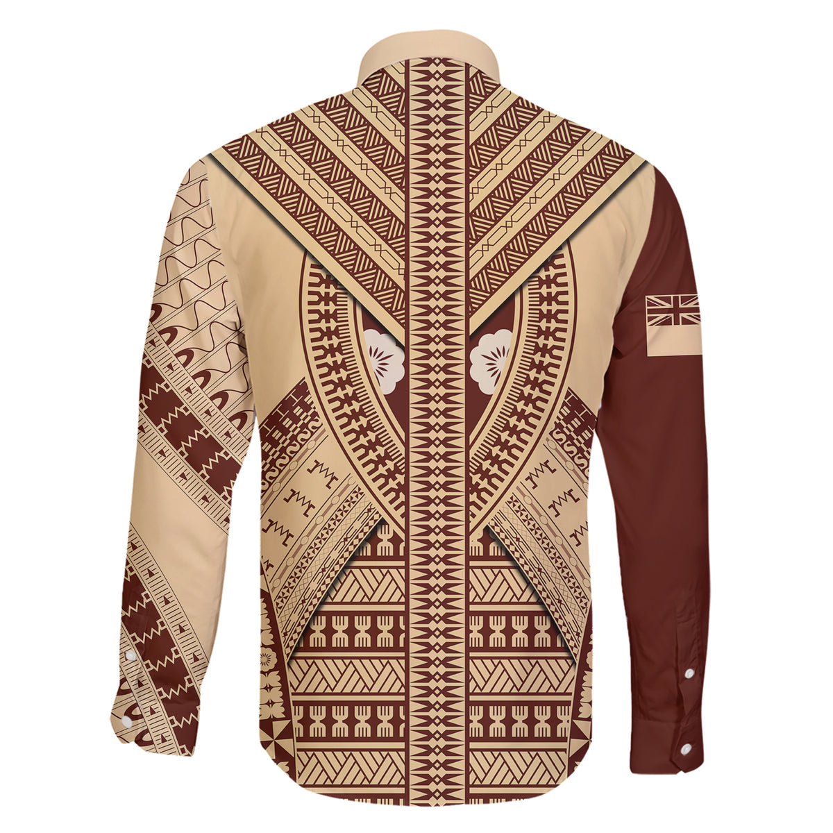 fiji-bula-family-matching-short-sleeve-bodycon-dress-and-hawaiian-shirt-tapa-pattern-design