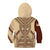 Fiji Bula Kid Hoodie Tapa Pattern Design DT02 - Polynesian Pride