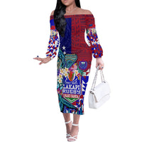 manu-samoa-rugby-2023-off-the-shoulder-long-sleeve-dress-humpback-whale-hexagon-tribal-tropical-style