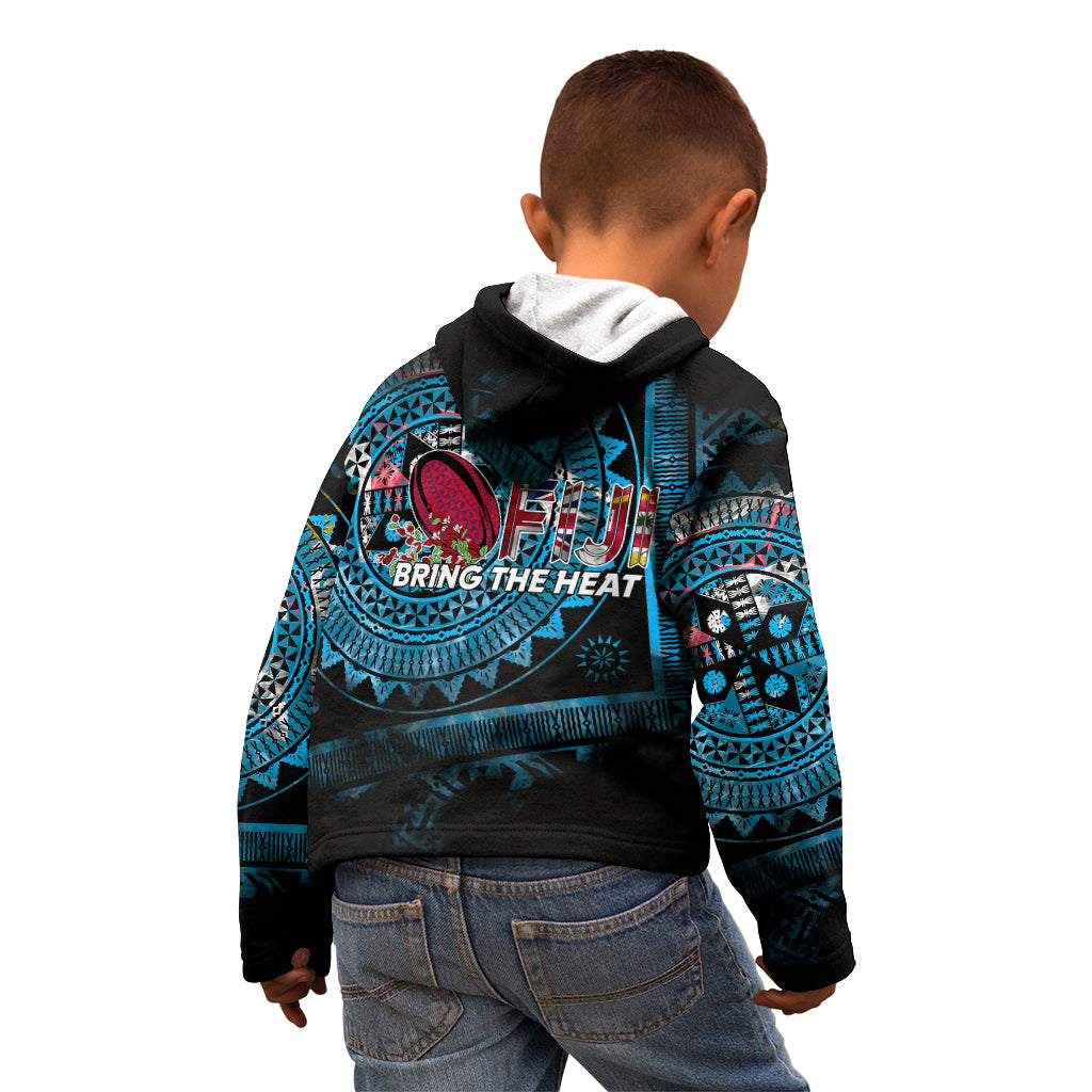 Fiji Rugby Kid Hoodie Bring The Heat DT02 - Polynesian Pride