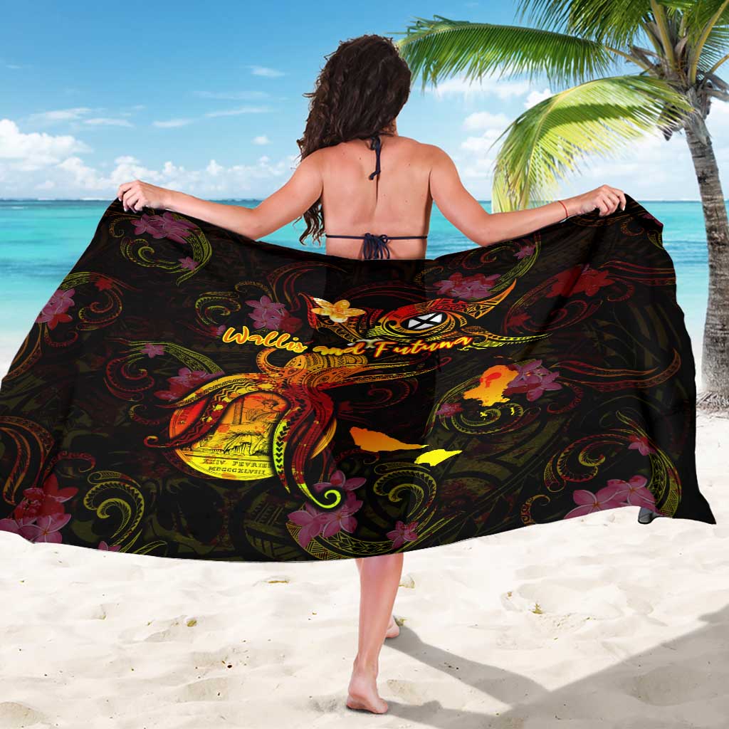 Wallis and Futuna Sarong Octopus Plumeria Polynesian Tattoo DT02 - Polynesian Pride