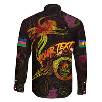 New Caledonia Family Matching Short Sleeve Bodycon Dress and Hawaiian Shirt Octopus Plumeria Polynesian Tattoo