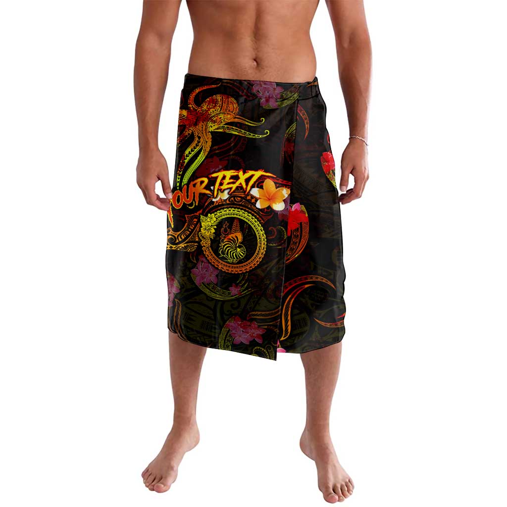 New Caledonia Lavalava Octopus Plumeria Polynesian Tattoo