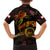 Tahiti French Polynesia Family Matching Off Shoulder Maxi Dress and Hawaiian Shirt Octopus Plumeria Polynesian Tattoo