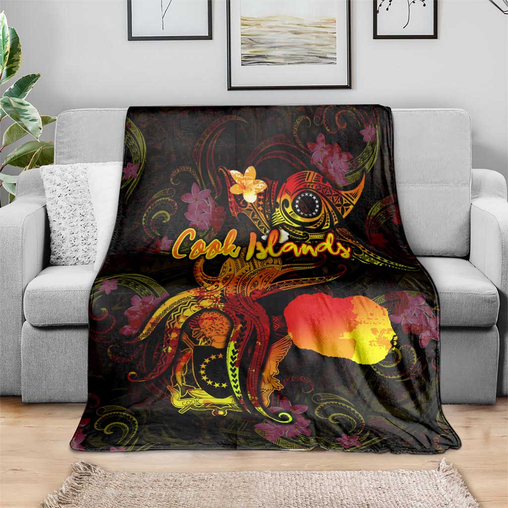 Cook Islands Blanket Octopus Plumeria Polynesian Tattoo