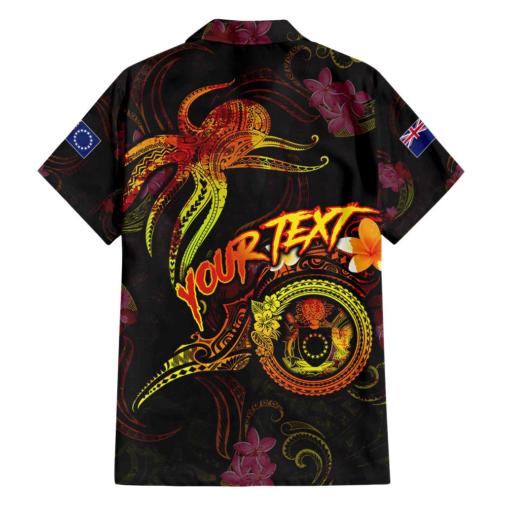 Cook Islands Family Matching Summer Maxi Dress and Hawaiian Shirt Octopus Plumeria Polynesian Tattoo