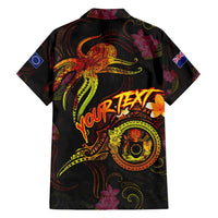 Cook Islands Family Matching Tank Maxi Dress and Hawaiian Shirt Octopus Plumeria Polynesian Tattoo