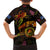 Nauru Family Matching Off Shoulder Maxi Dress and Hawaiian Shirt Octopus Plumeria Polynesian Tattoo