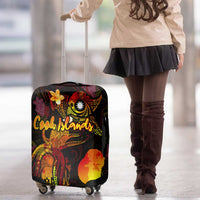 Nauru Luggage Cover Octopus Plumeria Polynesian Tattoo