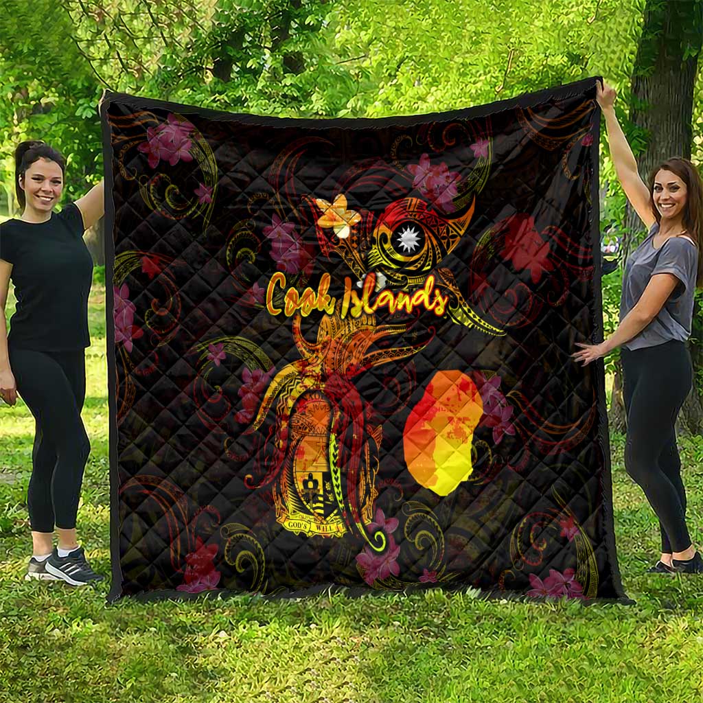 Nauru Quilt Octopus Plumeria Polynesian Tattoo