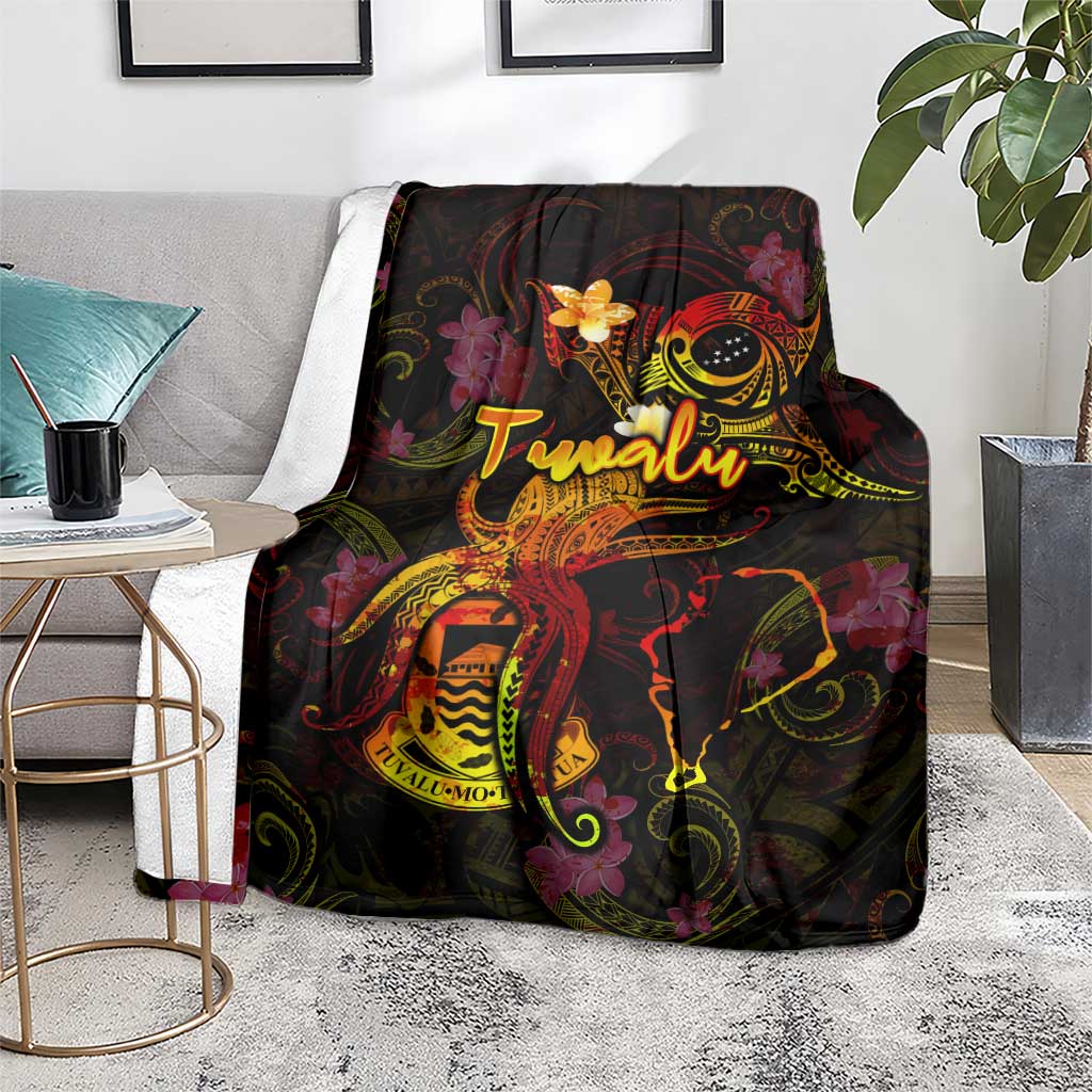 Tuvalu Blanket Octopus Plumeria Polynesian Tattoo