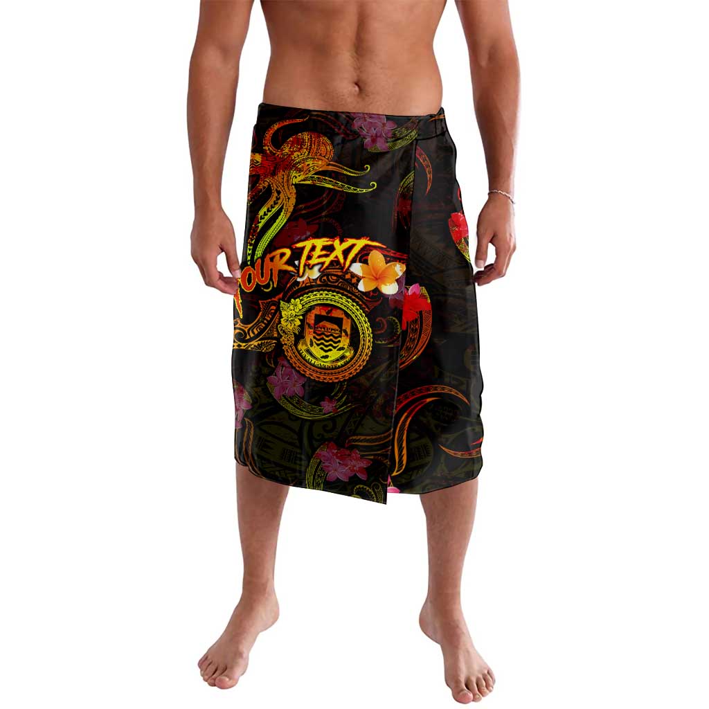 Tuvalu Lavalava Octopus Plumeria Polynesian Tattoo