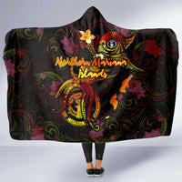 Northern Mariana Islands Hooded Blanket Octopus Plumeria Polynesian Tattoo
