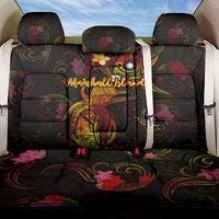 Marshall Islands Back Car Seat Cover Octopus Plumeria Polynesian Tattoo DT02 One Size Black - Polynesian Pride