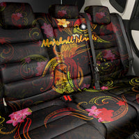 Marshall Islands Back Car Seat Cover Octopus Plumeria Polynesian Tattoo DT02 - Polynesian Pride