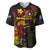 Marshall Islands Baseball Jersey Octopus Plumeria Polynesian Tattoo