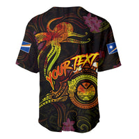 Marshall Islands Baseball Jersey Octopus Plumeria Polynesian Tattoo DT02 - Polynesian Pride