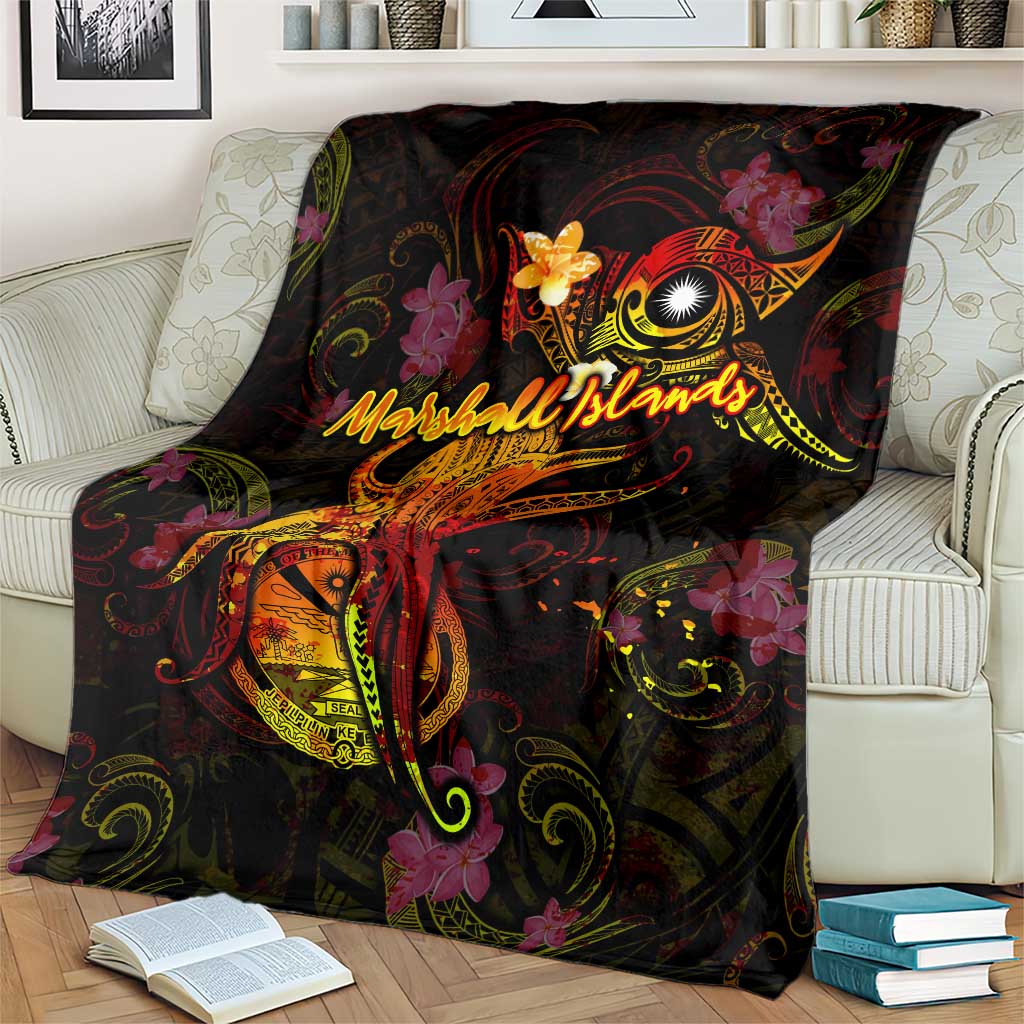 Marshall Islands Blanket Octopus Plumeria Polynesian Tattoo DT02 - Polynesian Pride