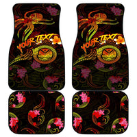 Marshall Islands Car Mats Octopus Plumeria Polynesian Tattoo DT02 - Polynesian Pride