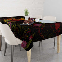 Marshall Islands Tablecloth Octopus Plumeria Polynesian Tattoo DT02 - Polynesian Pride