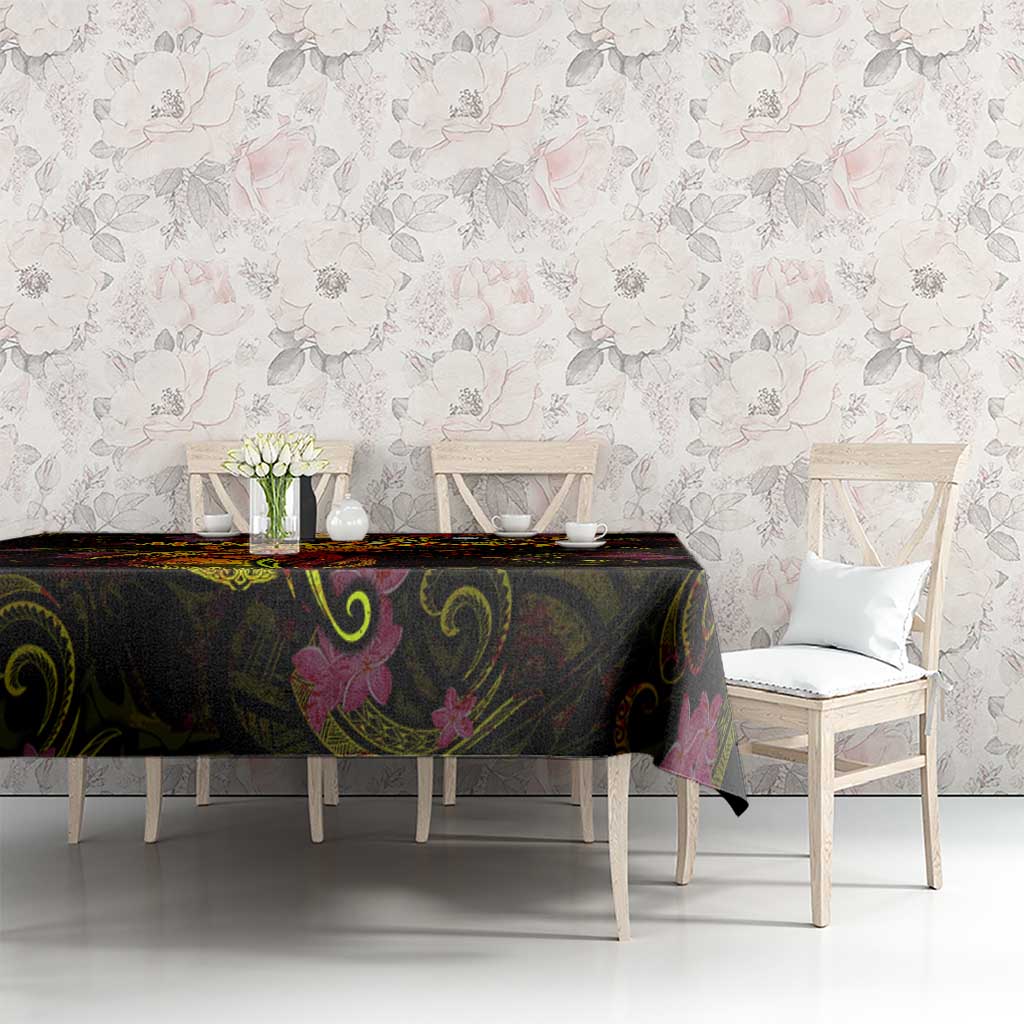 Marshall Islands Tablecloth Octopus Plumeria Polynesian Tattoo DT02 - Polynesian Pride
