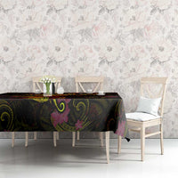 Marshall Islands Tablecloth Octopus Plumeria Polynesian Tattoo DT02 - Polynesian Pride