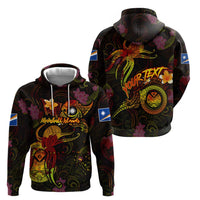 Marshall Islands Zip Hoodie Octopus Plumeria Polynesian Tattoo DT02 - Polynesian Pride