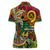 Personalised Vanuatu 44th Independence Anniversary Women Polo Shirt Melanesian Pattern Reggae