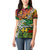 Personalised Vanuatu 44th Independence Anniversary Women Polo Shirt Melanesian Pattern Reggae