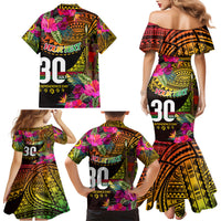 Personalised Vanuatu Independence Day 30 July Family Matching Mermaid Dress and Hawaiian Shirt Hibiscus Polynesian Pattern DT02 - Polynesian Pride