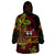 Custom Vanuatu 44th Independence Anniversary Wearable Blanket Hoodie Flower Melanesian Namele Turtle