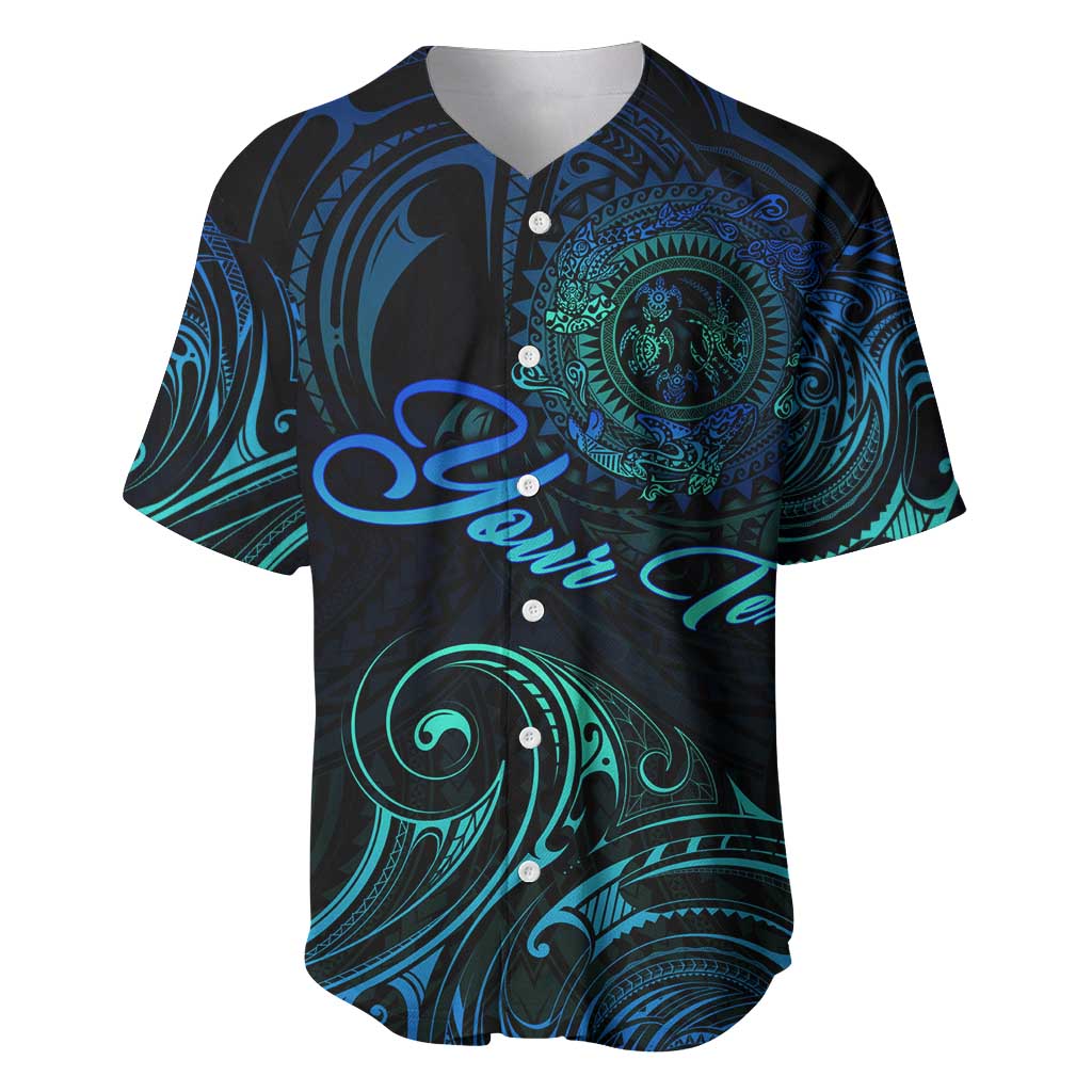 Sea Animal Polynesia Baseball Jersey Polynesian Pattern