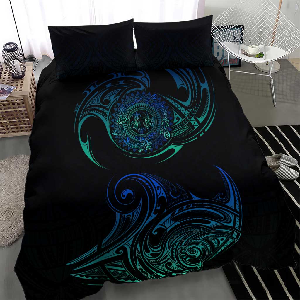 Sea Animal Polynesia Bedding Set Polynesian Pattern