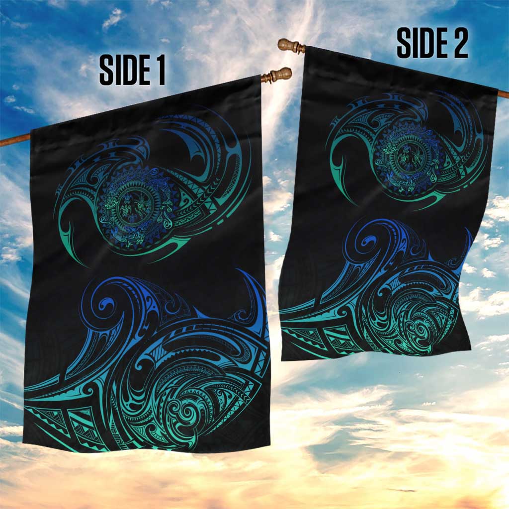 Sea Animal Polynesia Garden Flag Polynesian Pattern