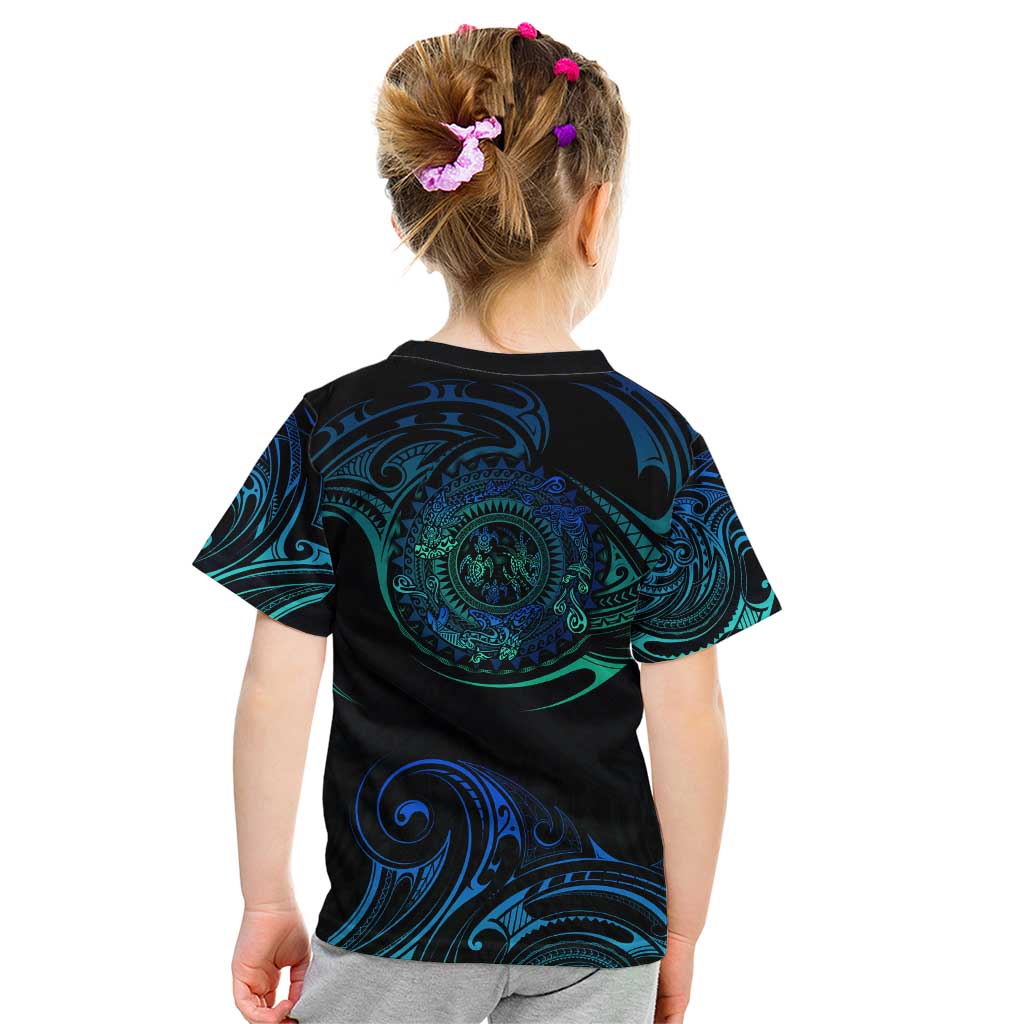 Sea Animal Polynesia Kid T Shirt Polynesian Pattern DT02 - Polynesian Pride