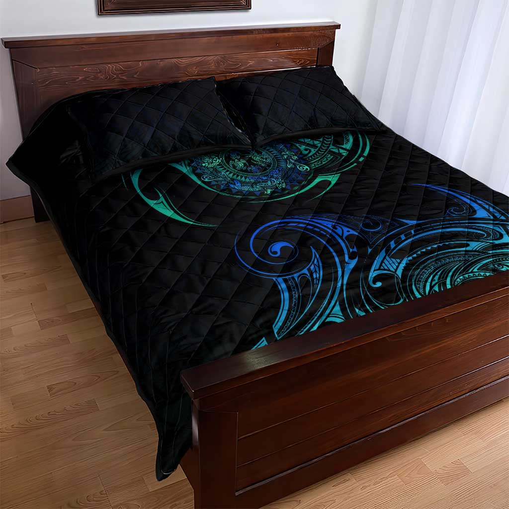 Sea Animal Polynesia Quilt Bed Set Polynesian Pattern