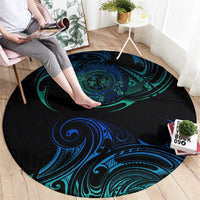 Sea Animal Polynesia Round Carpet Polynesian Pattern DT02 - Polynesian Pride