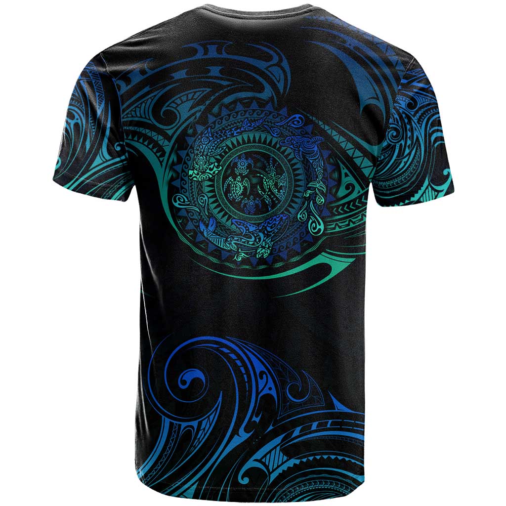 Sea Animal Polynesia T Shirt Polynesian Pattern DT02 - Polynesian Pride