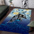 Mother And Baby Dolphins Area Rug Hawaii Hibiscus