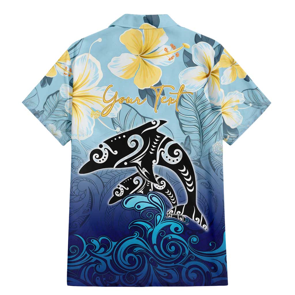 Mother And Baby Dolphins Family Matching Mermaid Dress and Hawaiian Shirt Hawaii Hibiscus DT02 - Polynesian Pride