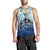 Mother And Baby Dolphins Men Tank Top Hawaii Hibiscus