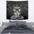 All Black Tapestry New Zealand Rugby Mascot Maori