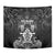 All Black Tapestry New Zealand Rugby Mascot Maori